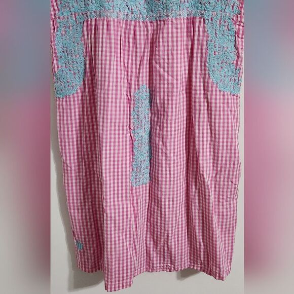 J. Marie embroidered lined slip on dress fits size M - Picture 2 of 7